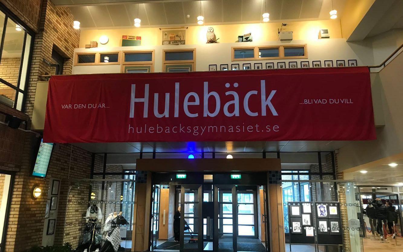 Hulebäcksgymnasiet i Mölnlycke. 