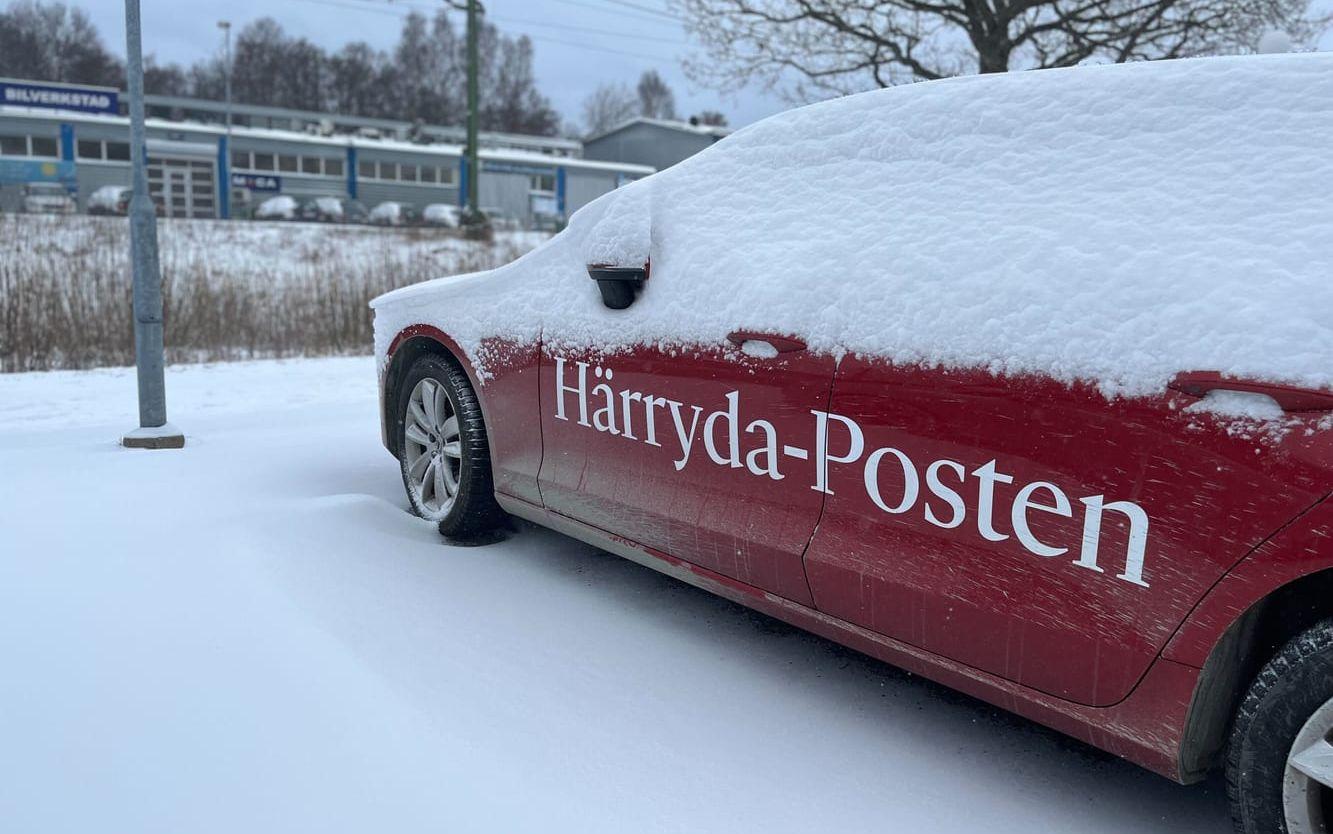 Snön har påverkat grussopningen i år.