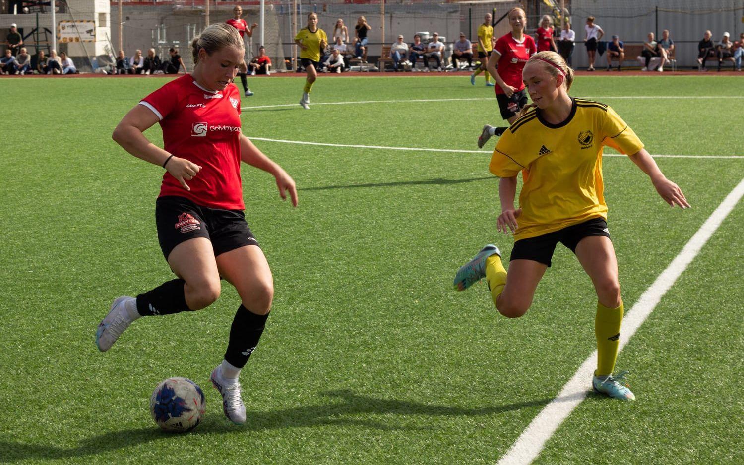 Men redan efter två minuter gjorde Landvetter IF 0-1.