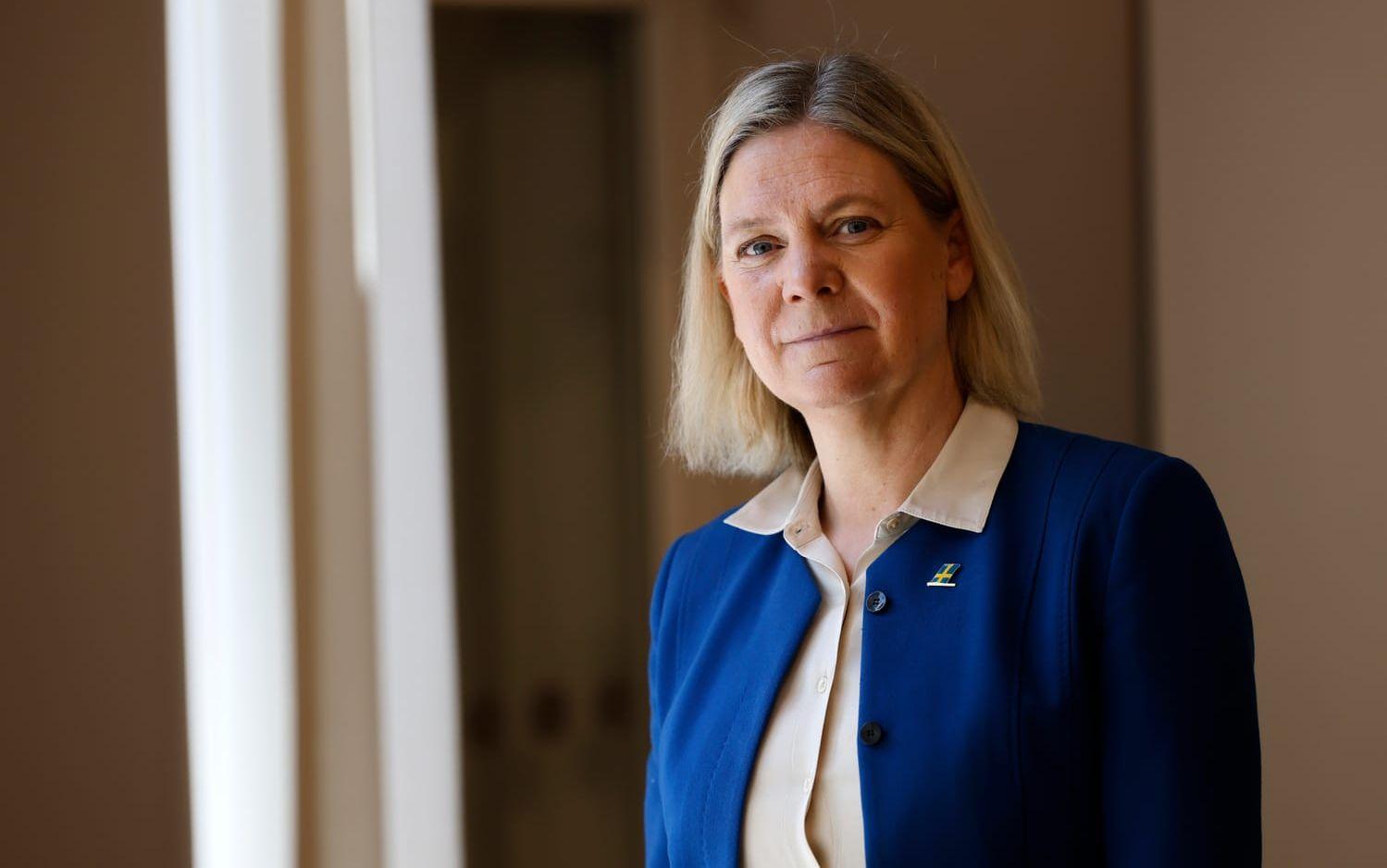 Magdalena Andersson (S), partiordförande.