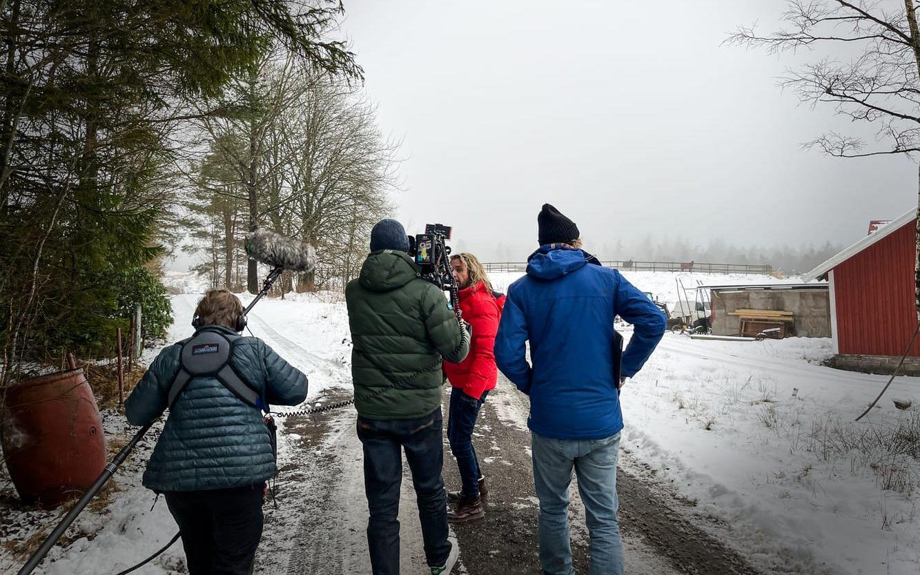 Ett stort team är på plats.