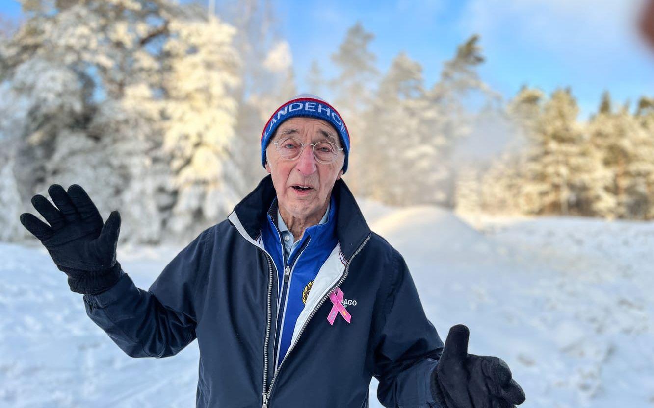 Jan Hansen kommer ursprungligen från Tromsø i Nordnorge. Kanske är det därför han har svårt att hålla sig borta när det väl finns snö i Landvetter.