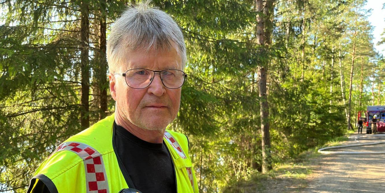 Göran Backlund styrkeledare på räddningstjänsten. 